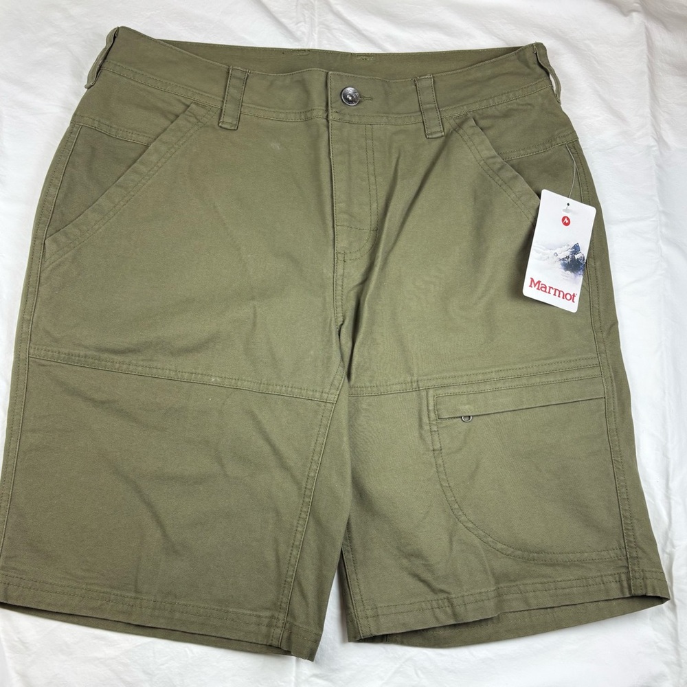 NWT Marmot Green Mens Hiking Shorts Size 32